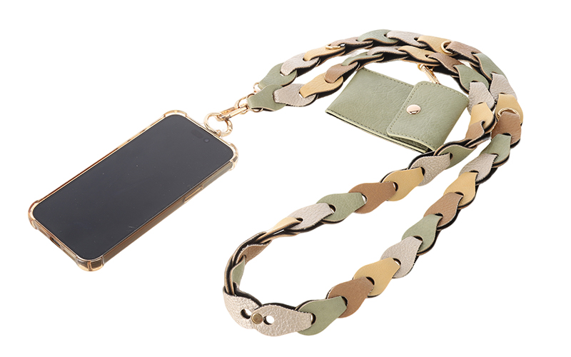 Pastel telefoonkoord met portemonneetje Jip