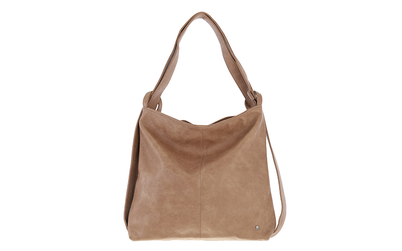 Khaki rugzak/schoudertas Lugano