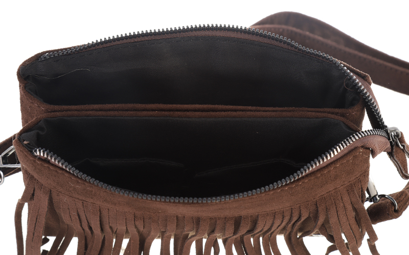 Pochette téléphone et sac bandoulière Salla Bordeaux – afbeelding 4