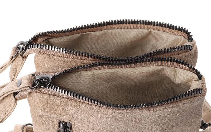 Natural telefoon- en schoudertasje Lados – afbeelding 4