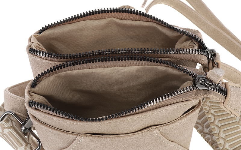 Taupe crossbody en telefoontasje Horton – afbeelding 5