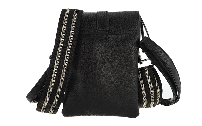 Black telefoon- en schoudertasje Libina – afbeelding 4