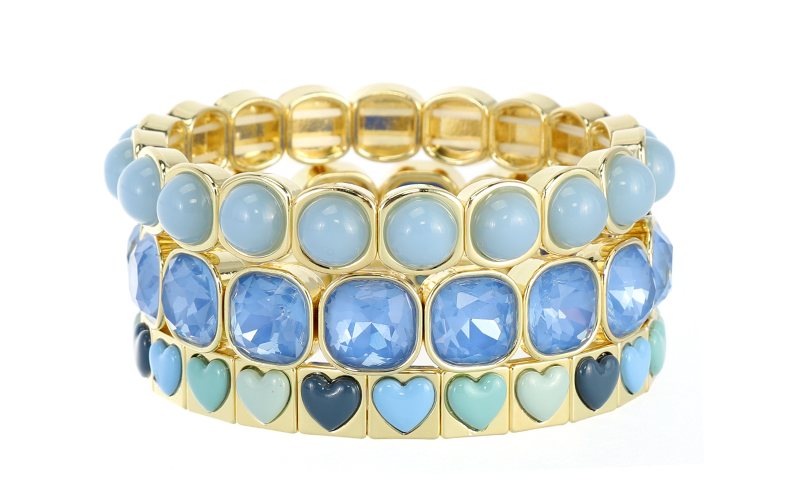 Light Blue Damesarmband Lara in gebruik