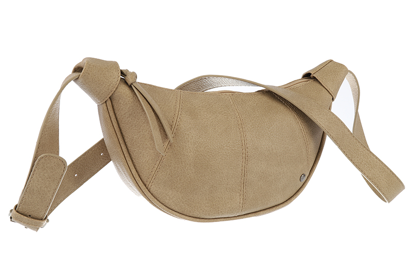 Khaki crossbodytas Kyoto in gebruik