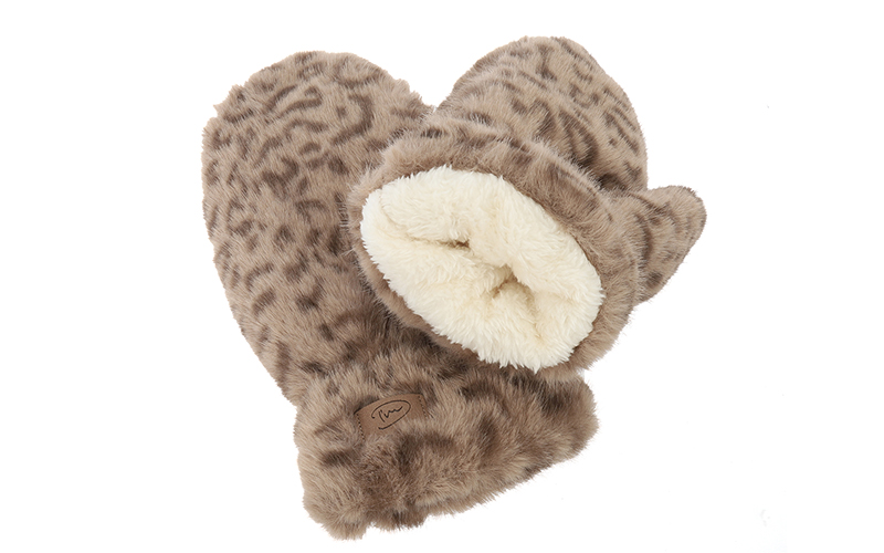 Handschoenen Chatel taupe panter – afbeelding 2