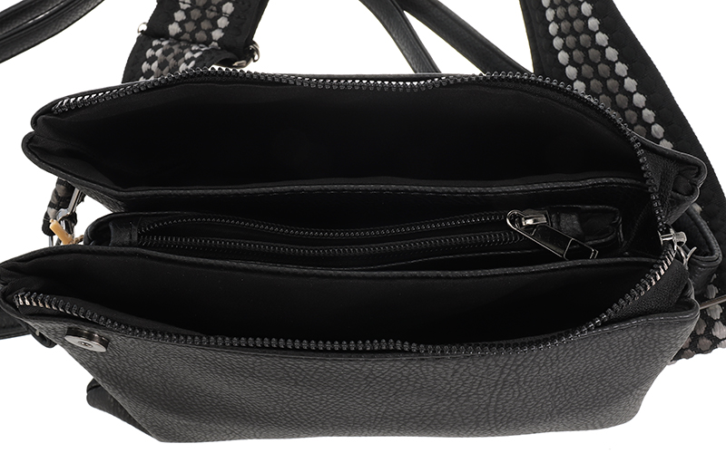 Black New York Schoudertasje – afbeelding 4