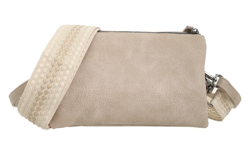 Taupe New York Schoudertasje – afbeelding 3