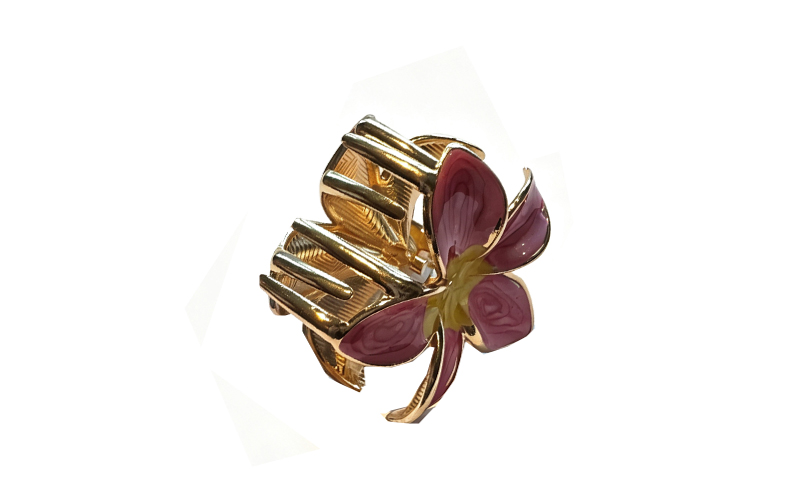Rose haarklem Margriet – afbeelding 3