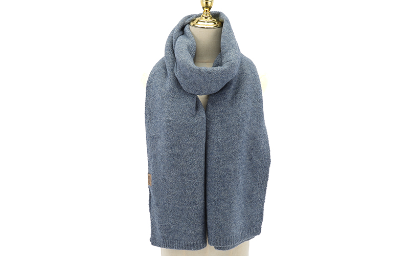 Écharpe Flachau bleu jean