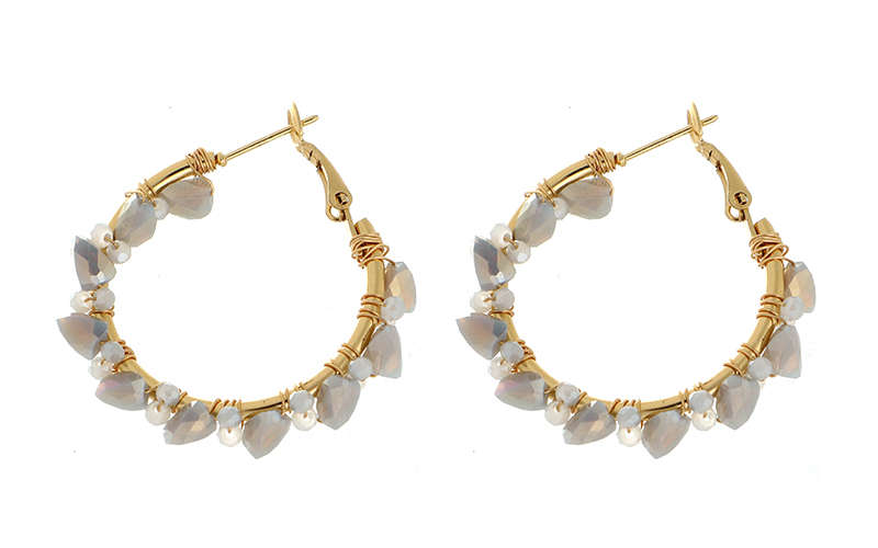 Boucles d'Oreilles Jade Natural