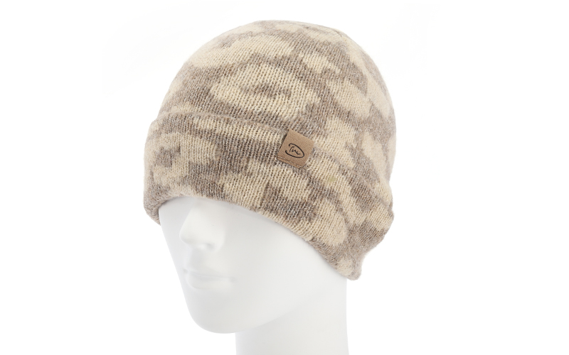 Natural Leopard Beanie Astana in use