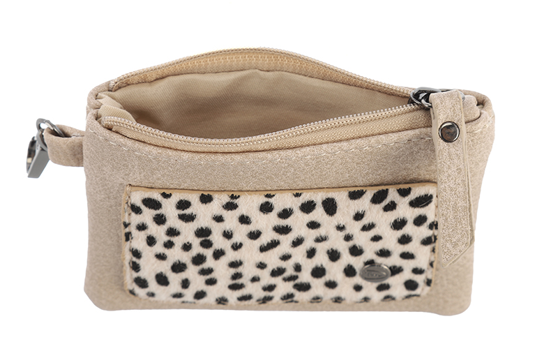 Natural dot portemonneetje Porto – afbeelding 4