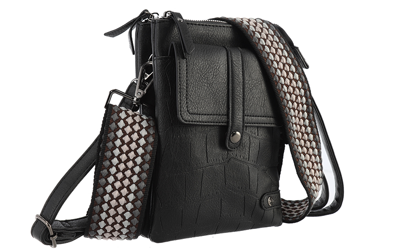 Black Telefoon- En Schoudertasje Tyler – afbeelding 3